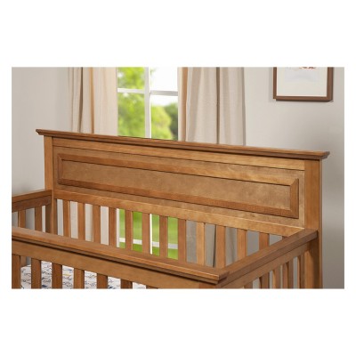 Chestnut Pine 4-in-1 Convertible Crib with High Headboard