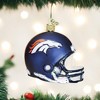 Old World Christmas Blown Glass Ornament for Christmas Tree, Denver Broncos Helmet - 2 of 3