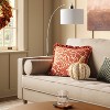 Block Print Shaped Pumpkin Throw Pillow - Threshold™ - 2 of 3