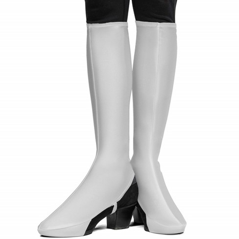 Skeleteen Costume Boot Covers - White : Target