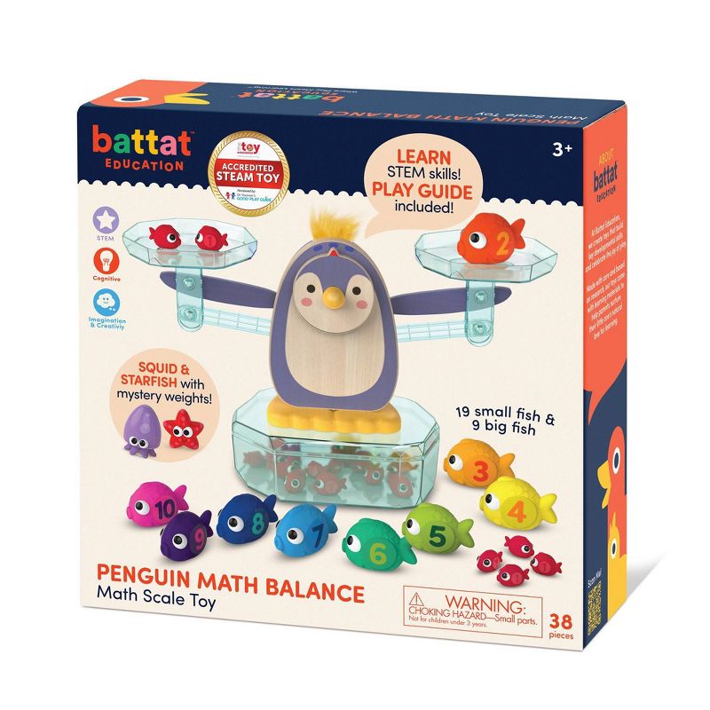 Battat Education Penguin Balance Math Scale Game, 3 of 11