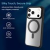Entronix [Magnetic] Case Compatible with iPhone 17 Pro Max - Translucent Matte Back w/ Rugged Edges - 4 of 4