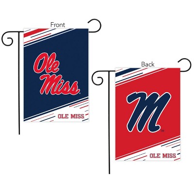 University of Mississisppi NCAA Licensed Double-Sided Garden Flag 12" x 18" Briarwood Lane
