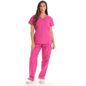 Just Love Scrub Set - 5 Pocket Medical Uniform - Tie Back Nurse Set - Scrubs - 1 of 2