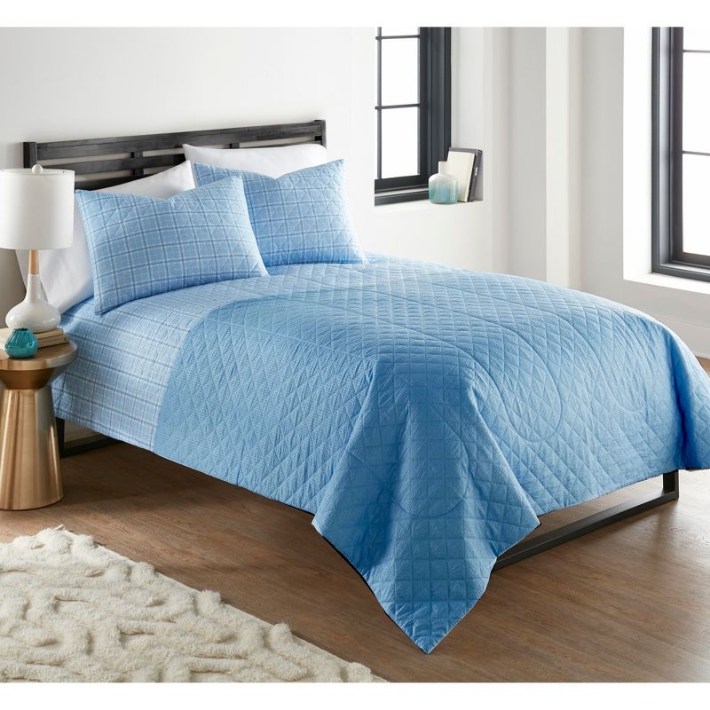 Seersucker 6-in-1 Premium Quilt Set by Shavel Home Products, 5 of 8