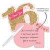 Big Dot of Happiness Sweet 16 - Shaped Thank You Cards - 16th Birthday Party Thank You Note Cards with Envelopes - Set of 12 - 2 of 4
