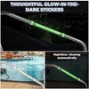 Pool Handrail 48x36 Pool Rail 304 Stainless Steel Silver Rustproof Pool Stair Rail Humanized Swimming Pool Railing, Quick Mount Accessories for Pools - 4 of 4
