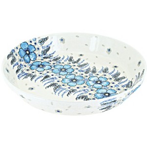 Blue Rose Polish Pottery 879 Zaklady Pie Plate - 1 of 1