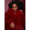 June + Vie by Roaman's Shaggy Faux Fur Coat - 4 of 4