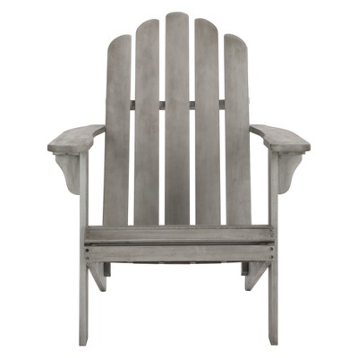 Topher Adirondack Chair - Gray Wash - Safavieh