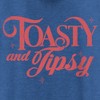 Women's Lost Gods Toasty and Tipsy Distressed Racerback Tank Top - 2 of 4