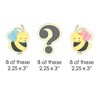 Big Dot of Happiness What Will It Bee - DIY Shaped Gender Reveal Cut-Outs - 24 Count - 2 of 4
