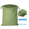Unique Bargains 100% Cotton Reusable Washable Luggage Organizer Drawstring Bags 12 Pcs - 3 of 4