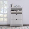 MAYEERTY Sturdy Construction & Modern Design Space-Saving Shoe Cabinet for Entryway & Closet - 3 of 4