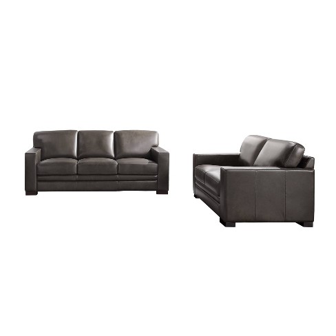 Abbyson leather store sofa sets