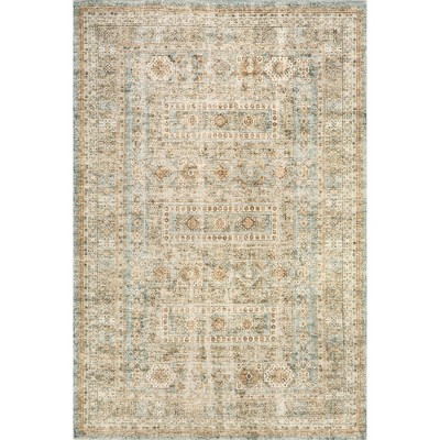 Nuloom Tilicho Distressed Wool Area Rug
