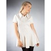 Jess by Meiko Women's Drop Waist Collared Flare Dress - 2 of 4
