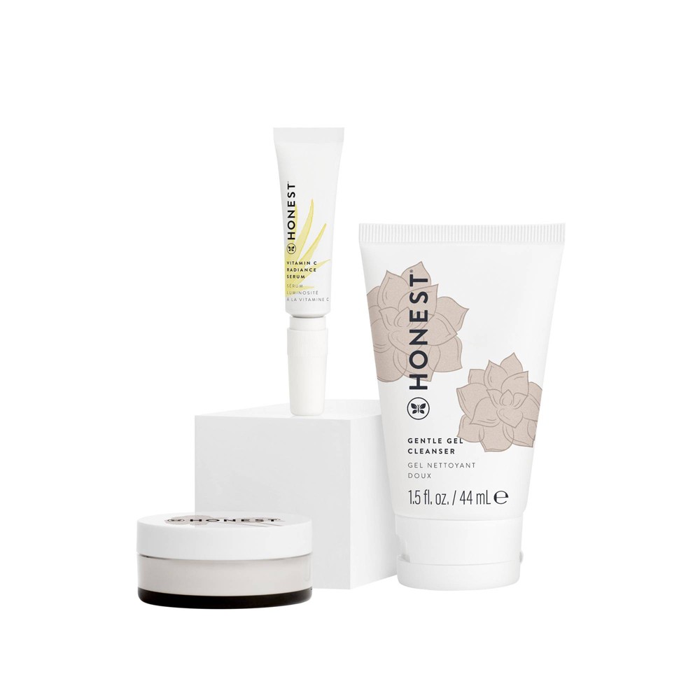 Photos - Cream / Lotion Honest Beauty The Icons Mini Clean Skincare Set - 3ct