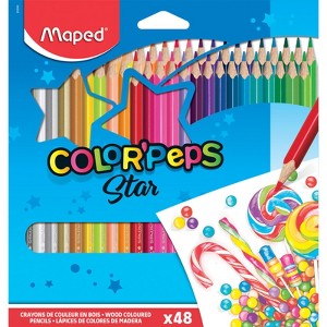 Maped Color'Peps Triangular Colored Pencils, Pack of 48 - 1 of 1