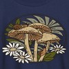 Women's - Instant Message - Spring Mushrooms, Snails, & Daisies Short Sleeve Graphic T-Shirt - 2 of 4
