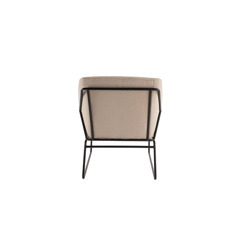 Odile Metal Frame Accent Chair - Adore Décor, 5 of 6