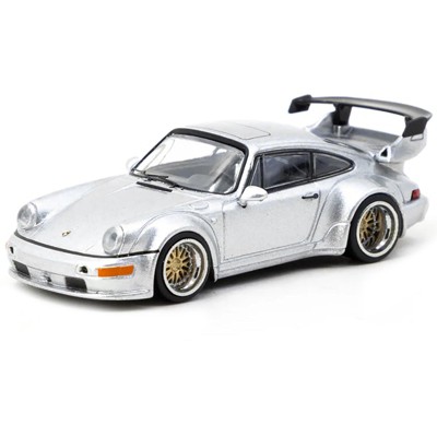 RWB 964 Silver Metallic "Hobby64" Series 1/64 Diecast Model Car by Tarmac Works
