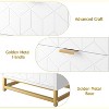 2/3/4/5/6/7 Drawer Dresser with Metal Legs, Wood Dressers Chest Organizer with Wide Storage, Modern Chest of Drawers for Bedroom, Living Room,Hallway - 4 of 4