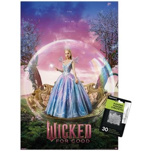 Trends International Wicked: For Good (2025) - Glinda Upland "W" Diptych One Sheet Unframed Wall Poster Prints - 1 of 4
