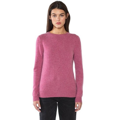 Jennie Liu 100% Pure Cashmere Extra-ply Cozy Long Sleeve Crew Neck ...