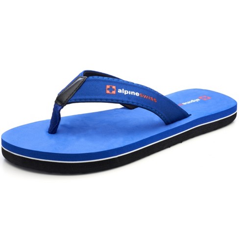 Alpine Swiss Trey Mens Flip Flops Cushion EVA Thong Sandals Beach Shoes -  Alpine Swiss