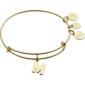 Alex and Ani Expandable Bangle for Women, Initials A to Z Letter Charms, Shiny Finish, 2 to 3.5 in - 1 of 4