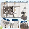 Modern 2-In-1 Cat Tree – Built-In Litter Box Enclosure, Space-Saving Cat Tower - 4 of 4