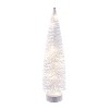 Vickerman 16"x20"x24" White Lit Bottle Brush Tree Set with Clear Lights - 4 of 4