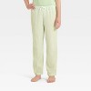 Girls' Short Sleeve T-Shirt and Flannel Pants Pajama Set - art class™ - 4 of 4
