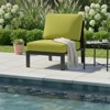 Indoor / Outdoor Deep Seating Sunbrella Cushion, 25.5in D x 25in W, Cast Citrus - 4 of 4