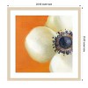 Amanti Art Contemporary Poppy by Danhui Nai Wood Framed Wall Art Print - 4 of 4