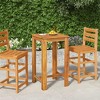 vidaXL Garden Bar Table Natural Wood Solid acacia wood Medium Durable - 2 of 4