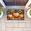 Stupell Industries Autumn Pumpkins on Ledge Printed Outdoor Door Mat, design by Creative Studio, 18"x30" - 4 of 4
