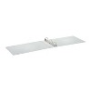 Cardinal 11 x 17 ClearVue Slant-D Ring Binder 1 1/2" Cap White 22122 - 3 of 4
