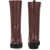 BLISSFUL STEP Women's Platform Mid Calf Chelsea Boots - 2 of 4