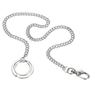 Unique Bargains Nickel Plated Metal Wallet Jeans Belt Handbag Lobster Clasp Chains - 1 of 4