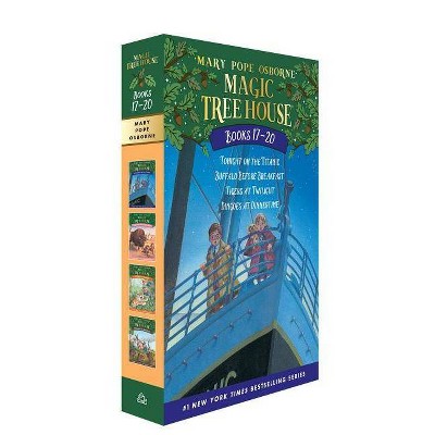 Magic Tree House Books 17-20 Boxed Set - (Magic Tree House (R)) by  Mary Pope Osborne (Mixed Media Product)