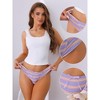 Allegra K Women's Contrasting Colors Full Coverage Low-Waisted Briefs - 3 of 4