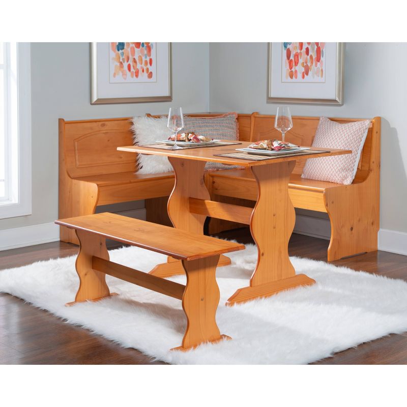 Chelsea Nook Dining Table Set - Linon, 3 of 26