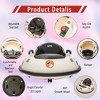 12V Kids Bumper Car with Remote Control, 360° Spin, 3 Speed Modes, LED Flashing Lights - 3 of 4