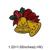 Unique Bargains Christmas Brooches Series Alloy Dripping Wax Red 1.02"x1.14" 1 Pc - 3 of 4