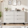 Garvee 6 Dresser for Bedroom, 47.2" Wide Dresser, Freestanding Vertical Drawer Cabinet with Storage, Wooden Closet Storage Chest for Bedroom - 2 of 4
