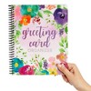 Sustainable Greetings Floral Month By Month Greeting Card Organizer 24 Pockets, Card Keeper Holder Storage for Birthdays, 8.5 x 10 In - 4 of 4