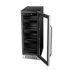 Whynter BBR-638SB 12 inch Built-In 60 Can Undercounter Stainless Steel Beverage Refrigerator with Reversible Door, Digital Control, Lock and Carbon - 2 of 3