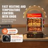 VEVOR Hot Dog Steamer, 28.5QT, 2-Tier Hot Dog Hut Steamer, 86℉~185℉ Temperature Control, Electric Bun Warmer with Tempered Glass Slide Doors - 4 of 4